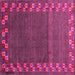 Square Abstract Pink Contemporary Rug, con2811pnk