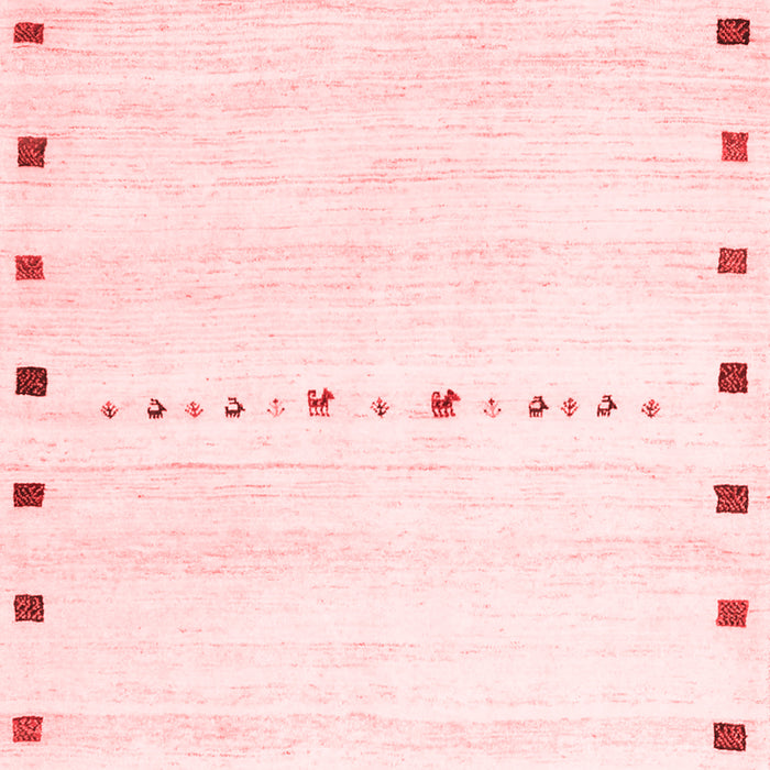 Machine Washable Solid Red Modern Rug, wshcon2812red