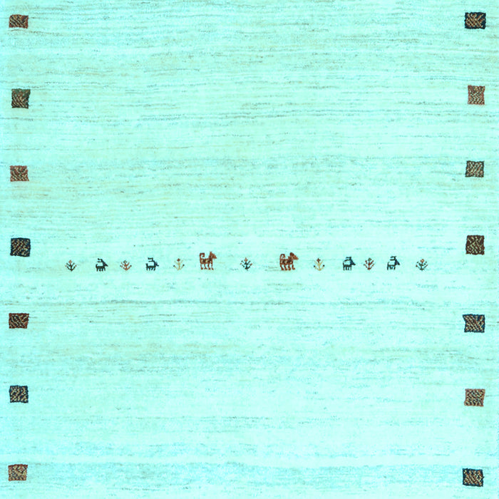 Machine Washable Solid Light Blue Modern Rug, wshcon2812lblu