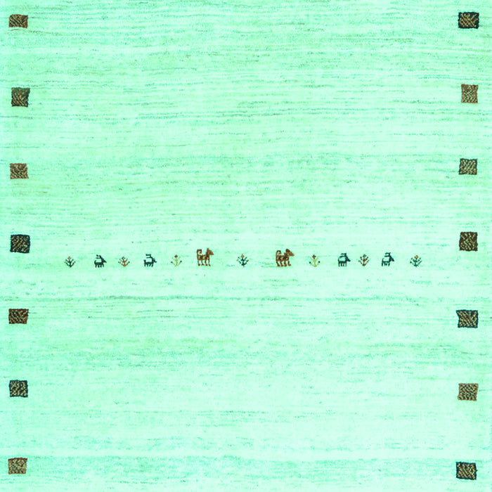 Solid Turquoise Modern Rug, con2812turq