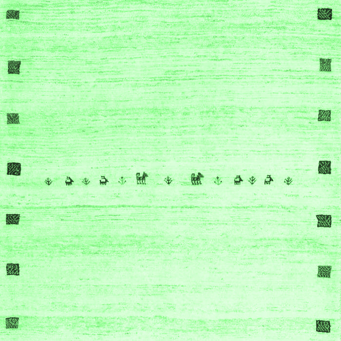 Solid Emerald Green Modern Rug, con2812emgrn