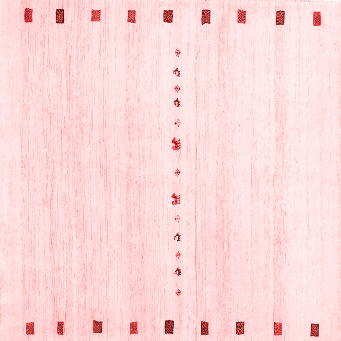 Machine Washable Solid Red Modern Rug, wshcon2812red