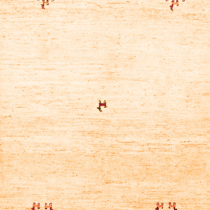 Solid Orange Modern Rug, con2813org