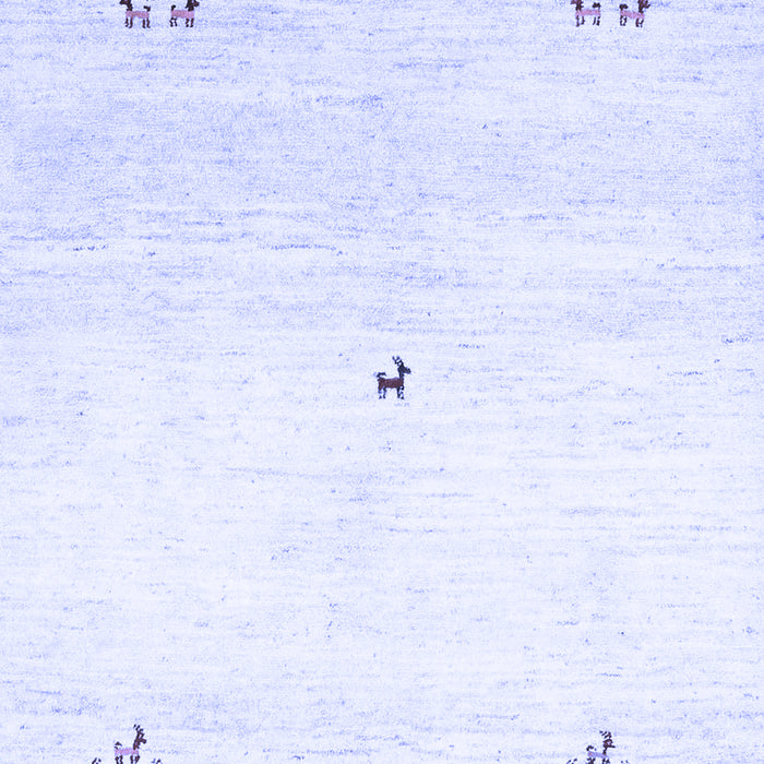 Machine Washable Solid Blue Modern Rug, wshcon2813blu