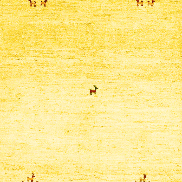 Solid Yellow Modern Rug, con2813yw