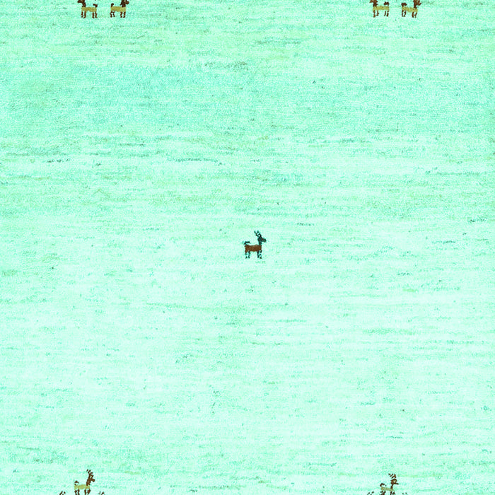 Solid Turquoise Modern Rug, con2813turq