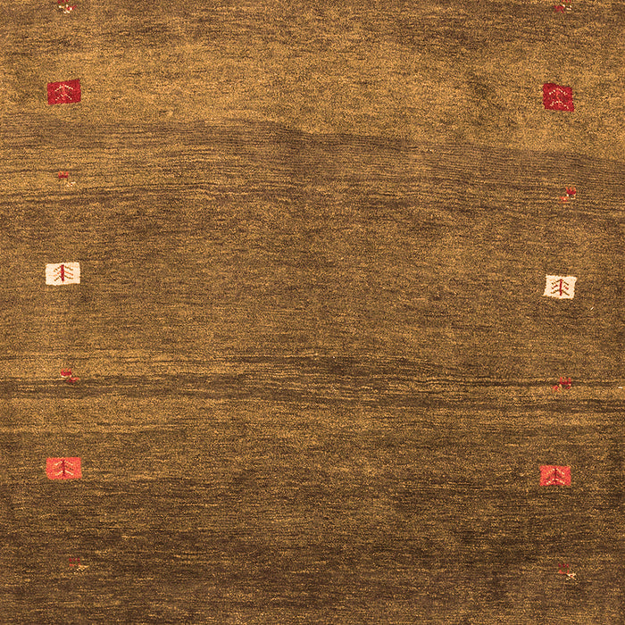 Abstract Orange Contemporary Rug, con2814org