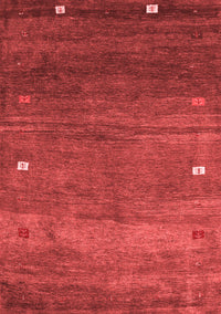 Abstract Red Contemporary Rug, con2814red