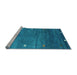 Sideview of Machine Washable Abstract Light Blue Contemporary Rug, wshcon2814lblu