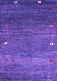 Abstract Purple Contemporary Rug, con2814pur