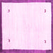 Square Solid Pink Modern Rug, con2815pnk