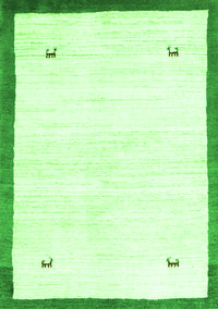 Solid Green Modern Rug, con2815grn