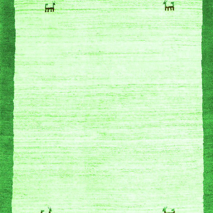 Solid Green Modern Rug, con2815grn