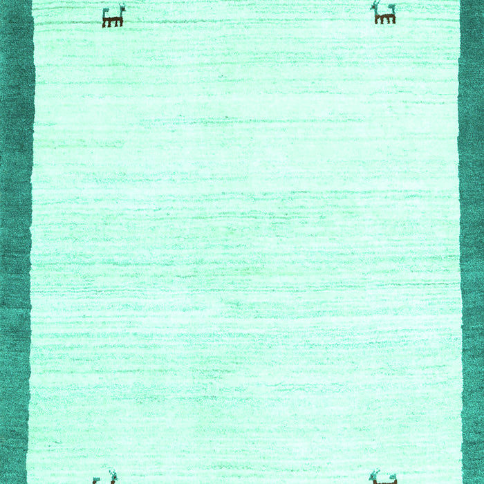 Solid Turquoise Modern Rug, con2815turq