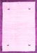 Machine Washable Solid Pink Modern Rug, wshcon2815pnk