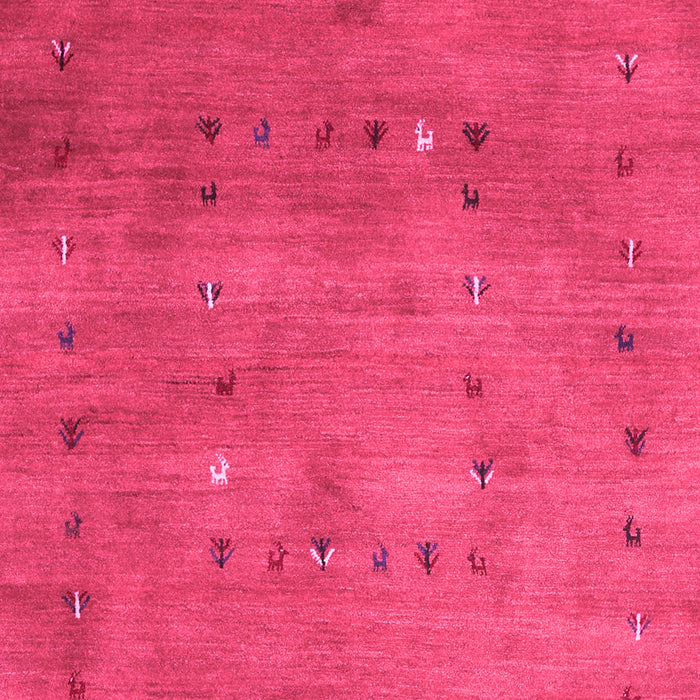 Machine Washable Abstract Pink Contemporary Rug, wshcon2816pnk