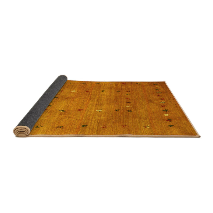 Sideview of Abstract Yellow Contemporary Rug, con2816yw