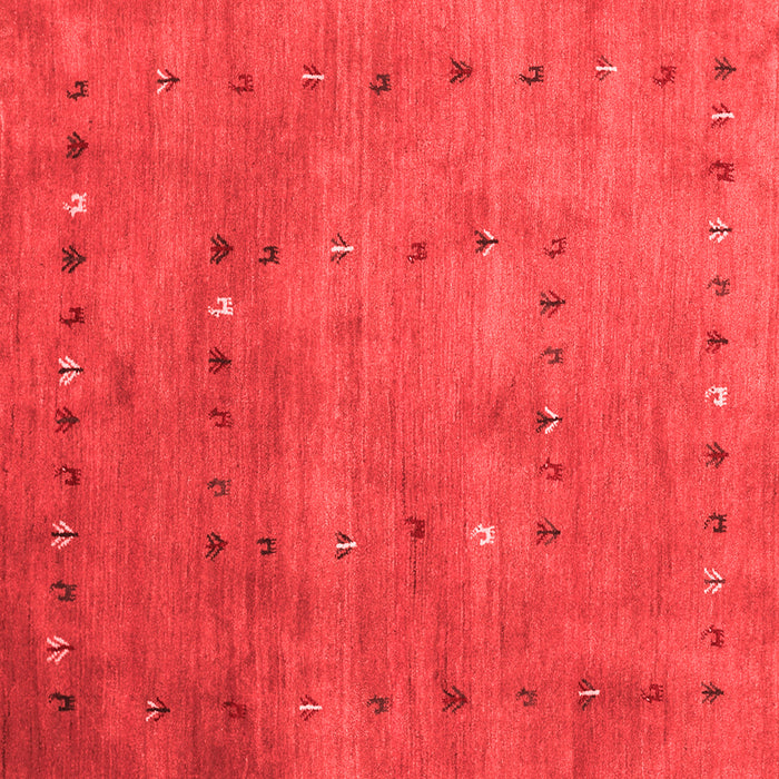Abstract Red Contemporary Rug, con2816red
