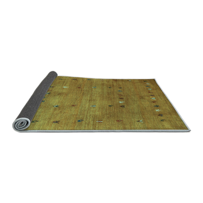 Sideview of Abstract Light Blue Contemporary Rug, con2816lblu