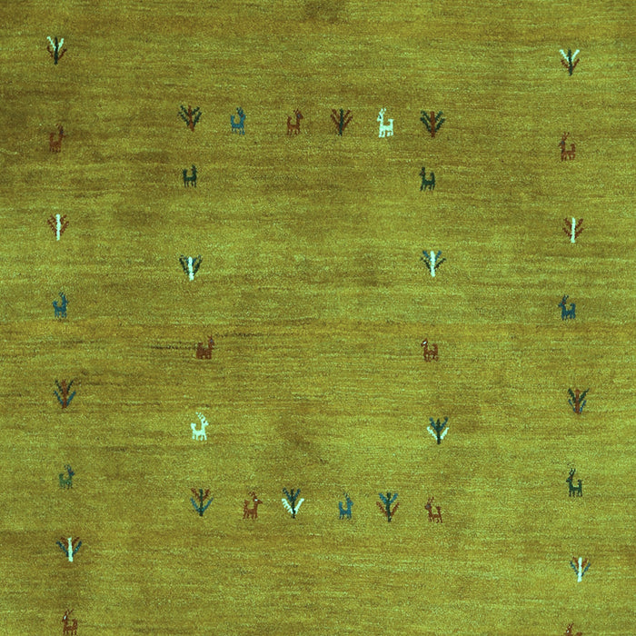 Abstract Turquoise Contemporary Rug, con2816turq