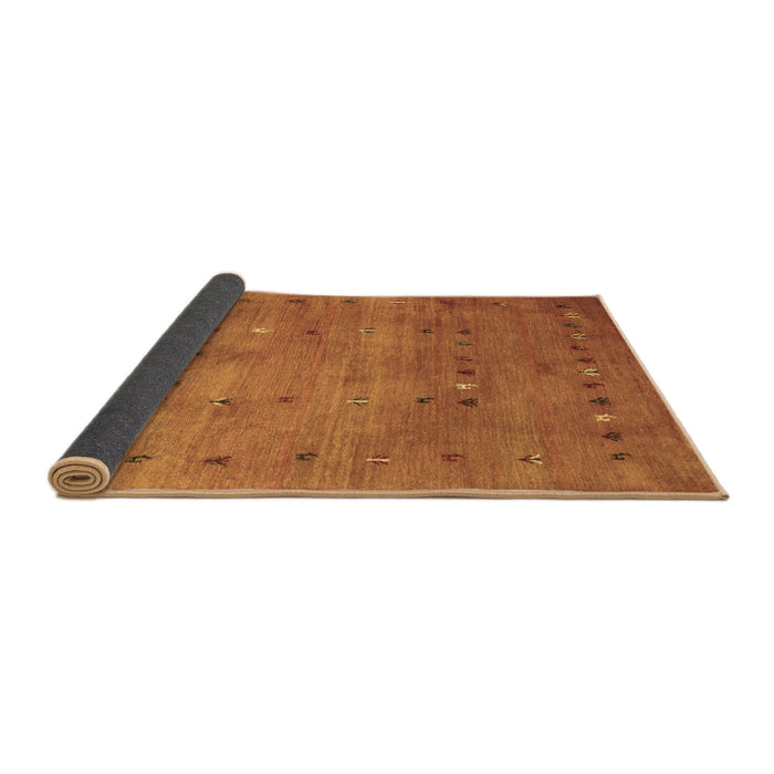 Sideview of Abstract Brown Contemporary Rug, con2816brn