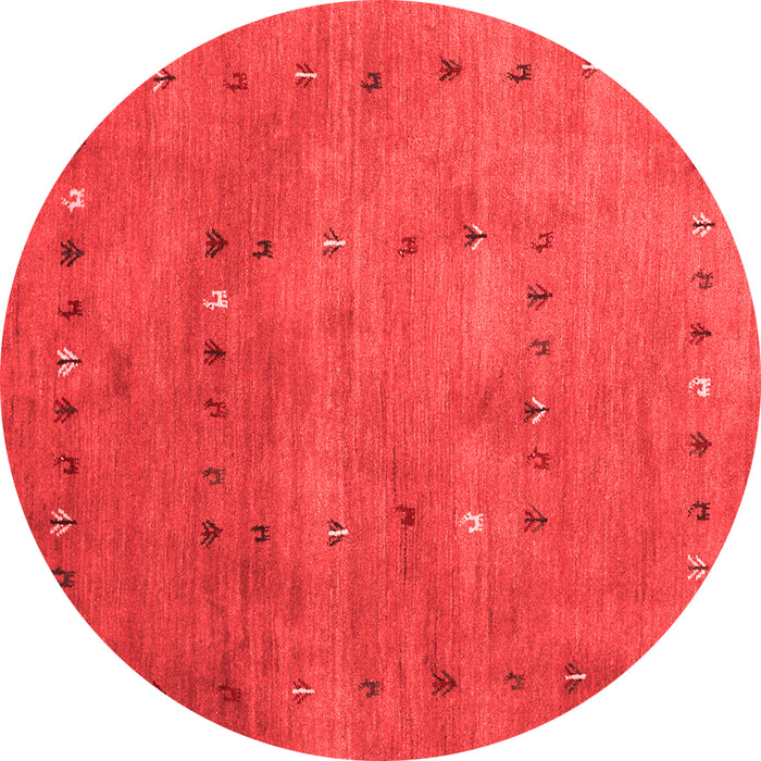Abstract Red Contemporary Rug, con2816red