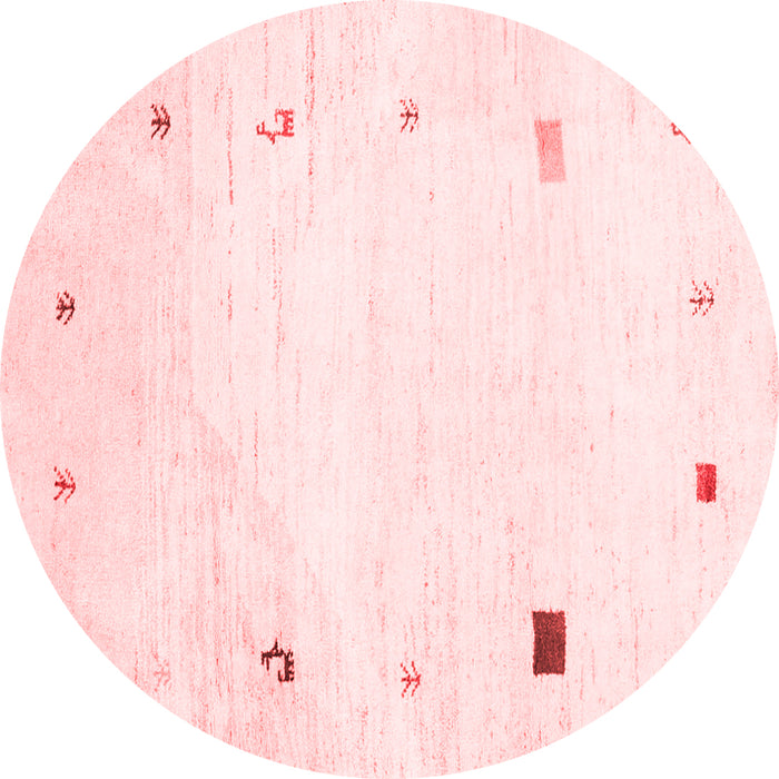 Solid Red Modern Rug, con2817red