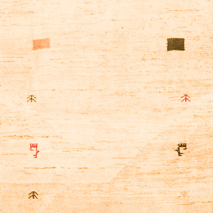 Serging Thickness of Machine Washable Solid Orange Modern Area Rugs, wshcon2817org