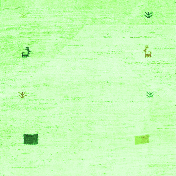 Solid Green Modern Rug, con2817grn