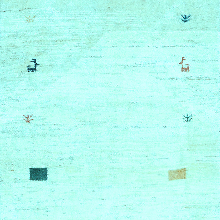 Machine Washable Solid Light Blue Modern Rug, wshcon2817lblu