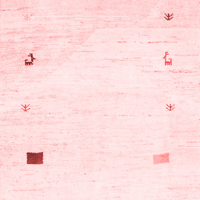 Solid Red Modern Area Rugs