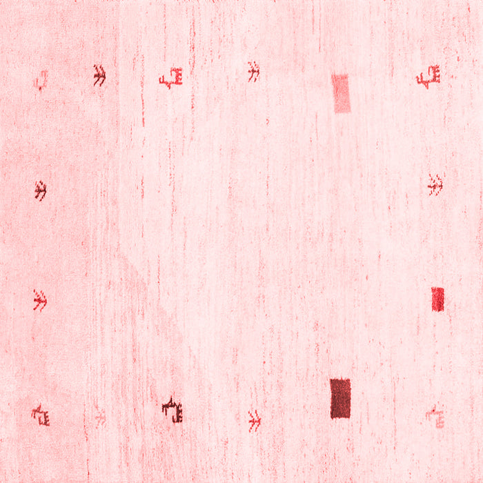 Solid Red Modern Rug, con2817red