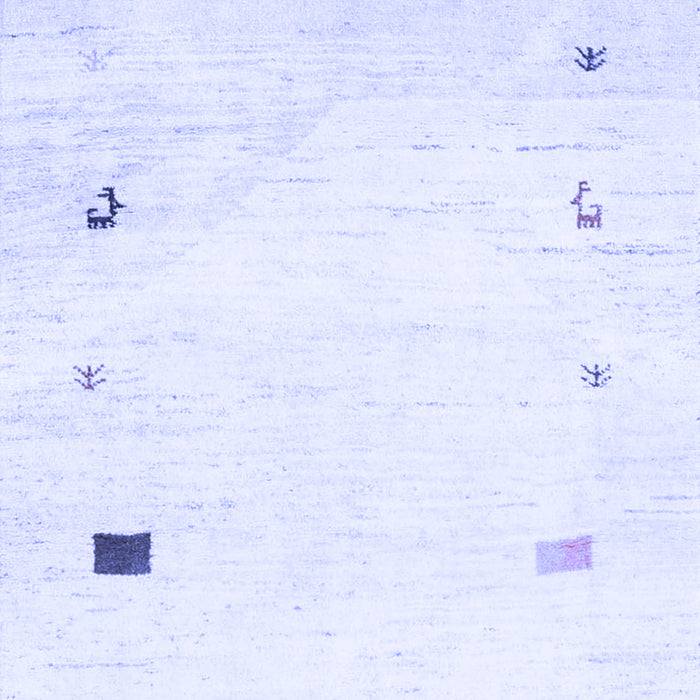 Machine Washable Solid Blue Modern Rug, wshcon2817blu