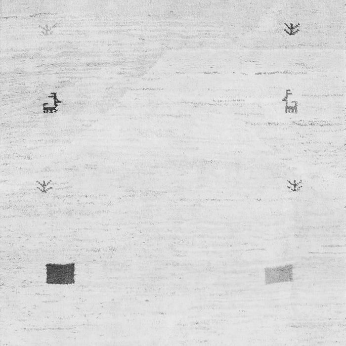 Serging Thickness of Machine Washable Solid Gray Modern Rug, wshcon2817gry