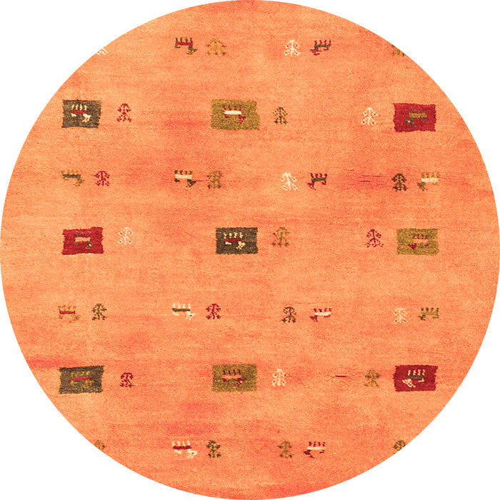 Machine Washable Abstract Orange Contemporary Area Rugs, wshcon2818org
