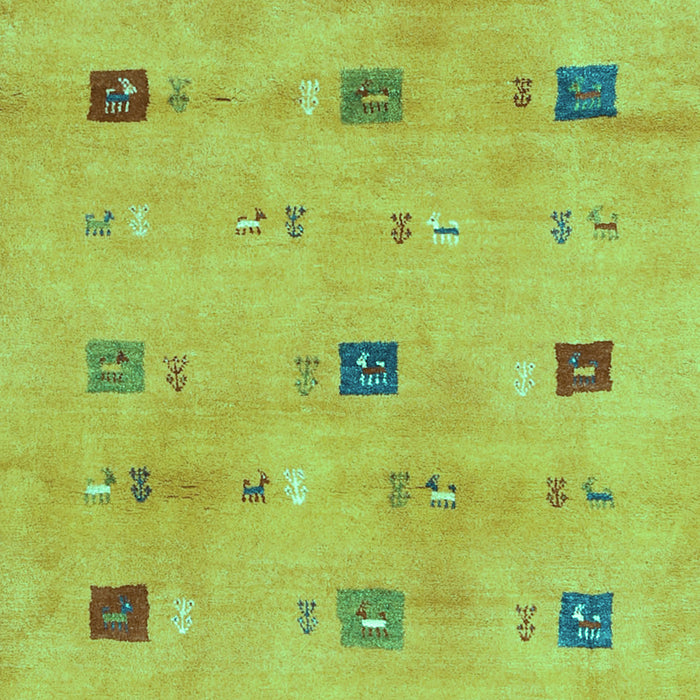 Abstract Turquoise Contemporary Rug, con2818turq