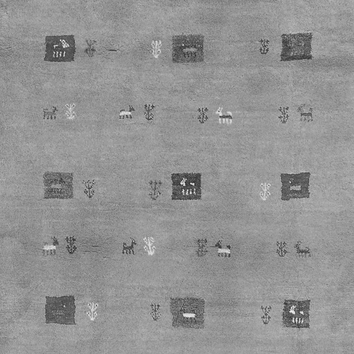 Abstract Gray Contemporary Rug, con2818gry