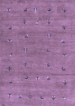 Abstract Blue Contemporary Rug, con2819blu