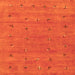 Serging Thickness of Abstract Orange Contemporary Rug, con2819org