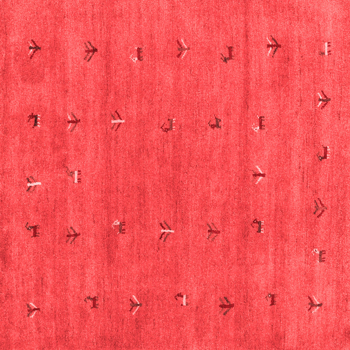 Machine Washable Abstract Red Contemporary Rug, wshcon2819red