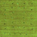 Serging Thickness of Abstract Green Contemporary Rug, con2819grn