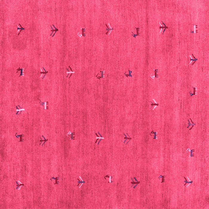 Square Abstract Pink Contemporary Rug, con2819pnk