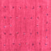 Square Abstract Pink Contemporary Rug, con2819pnk