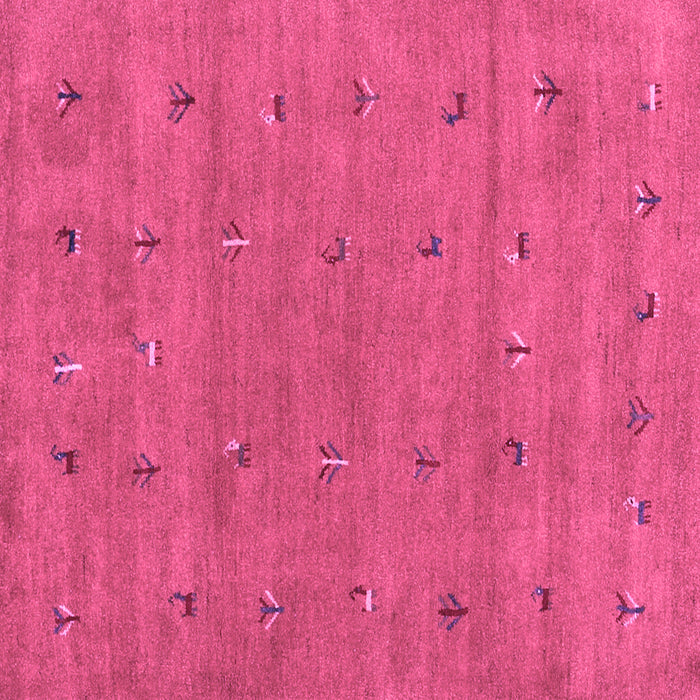 Square Abstract Purple Contemporary Rug, con2819pur