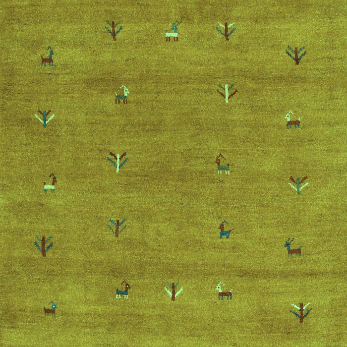 Abstract Turquoise Contemporary Rug, con2819turq