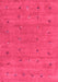 Abstract Pink Contemporary Rug, con2819pnk