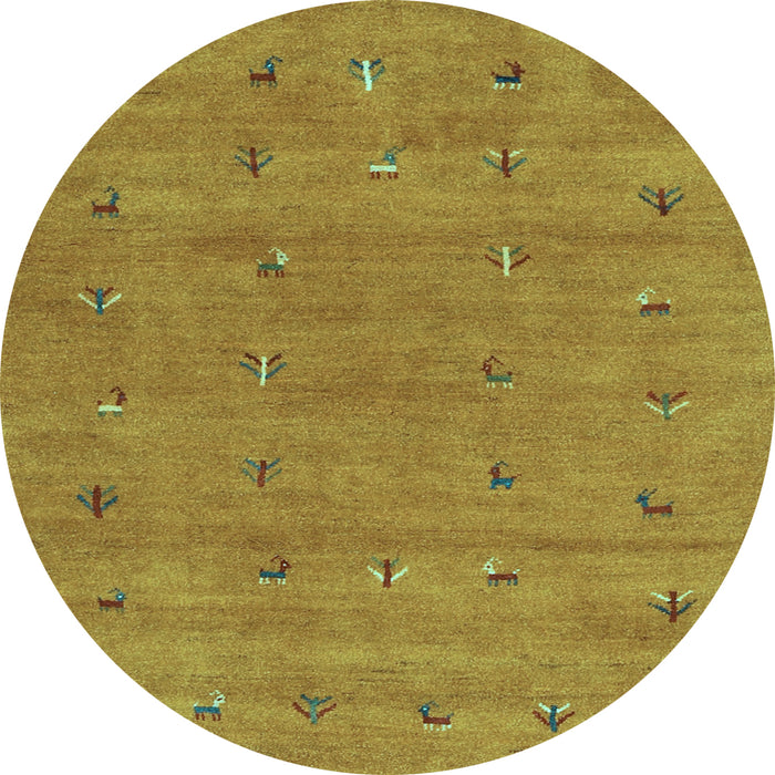 Round Machine Washable Abstract Light Blue Contemporary Rug, wshcon2819lblu