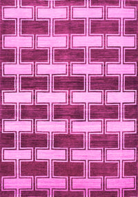 Abstract Pink Contemporary Rug, con281pnk