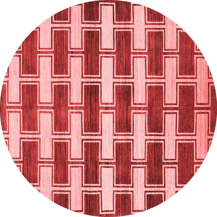 Abstract Red Contemporary Rug, con281red