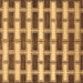 Square Abstract Brown Contemporary Rug, con281brn